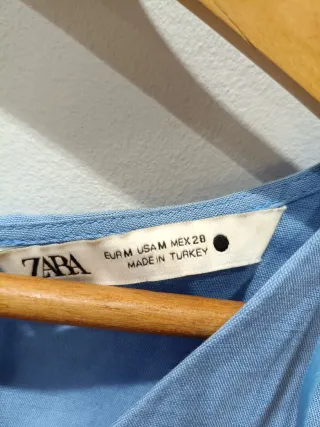 Vestido Zara azul