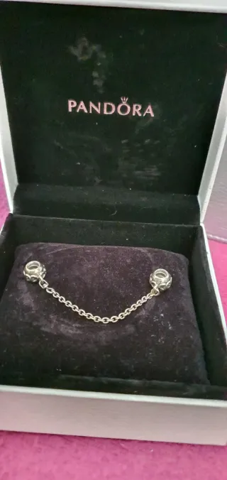 Cadena de seguridad Pandora plata