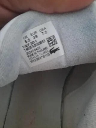Zapatillas Lacoste Blancas y Rosas