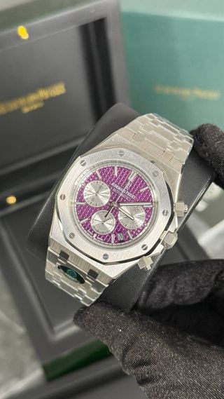 Patek Philippe Nautilus Rubies Plata