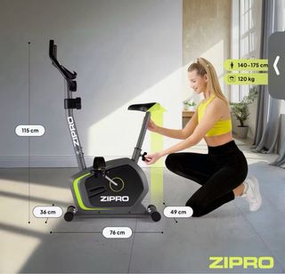 Bicicleta estática Zipro Drift con 8