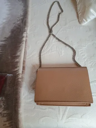 Bolso Pull&Bear beige