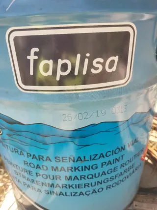 Pintura pavimentos y señalización Vial Roja 25kg