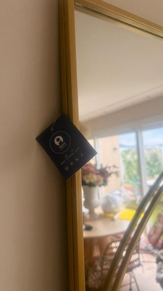 Espejo grande dorado 1,80