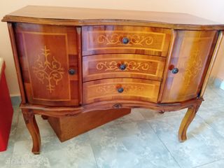 Mueble italiano 3 cajones madera