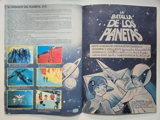 Album COMPLETO La Batalla de los Planetas DANONE