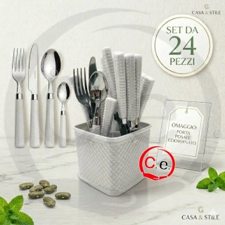 Set 24 Pezzi Posate Casa & Stile