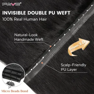 Extensiones pelo humano FAVE 45cm 100g