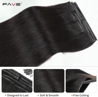 Extensiones pelo humano FAVE 45cm 100g