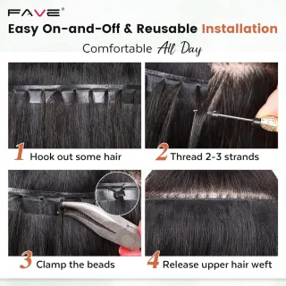 Extensiones pelo humano FAVE 45cm 100g