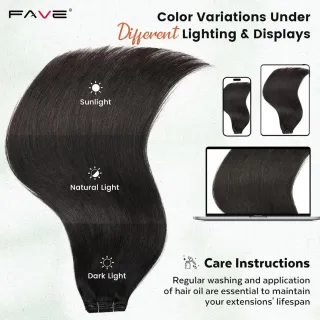Extensiones pelo humano FAVE 45cm 100g