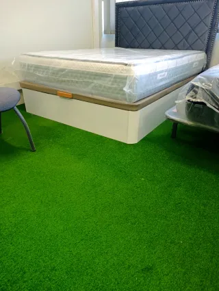 Canapé 135cm Blanco +Colchón