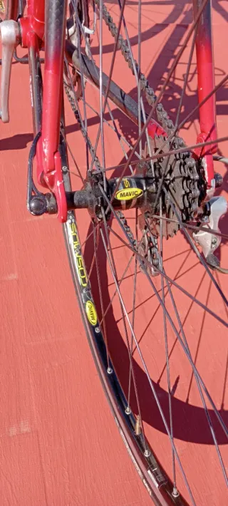 Bicicleta Massi Carbon Fiber Felt Roja