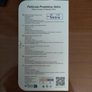 Vetro Temperato S26 PLUS anti-impronta