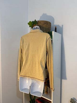 Camiseta manga larga estilo polo - Vintage L