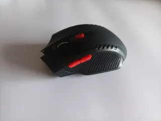 Ratón Gaming Inalámbrico 2.4GHz Negro