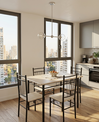 Mesa de cocina y 4 sillas