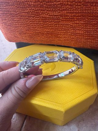 Pulsera Swarovski Cristales Rectangulares