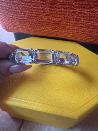 Pulsera Swarovski Cristales Rectangulares