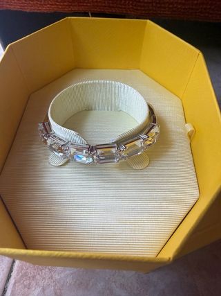 Pulsera Swarovski Cristales Rectangulares