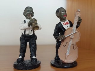 Figurine di musicisti jazz