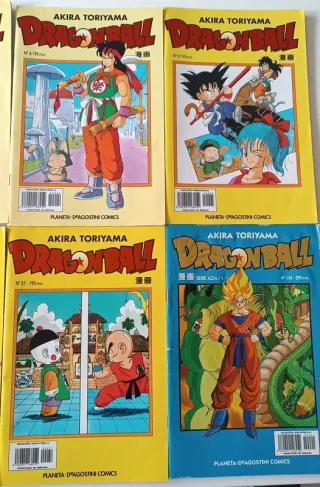 Lote de 8 cómics de Dragon Ball