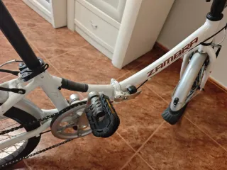 Bicicleta Plegable Zambra Megamo Blanca 20