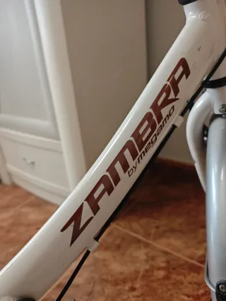 Bicicleta Plegable Zambra Megamo Blanca 20