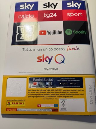 Album Calciatori Panini 2019/20 completo + timbro