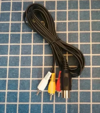 Cavo TV AV RCA MEGADRIVE 1 per SEGA MEGA DRIVE 1