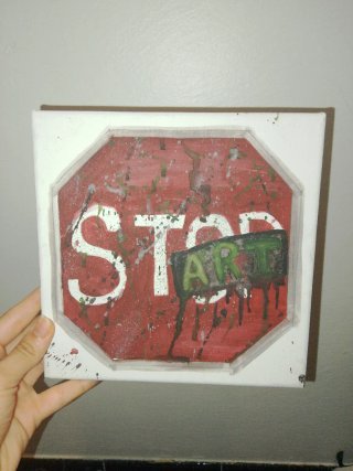 Pintura artística Stop/Start