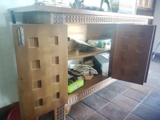Mueble rústico de madera 171x84x42cm
