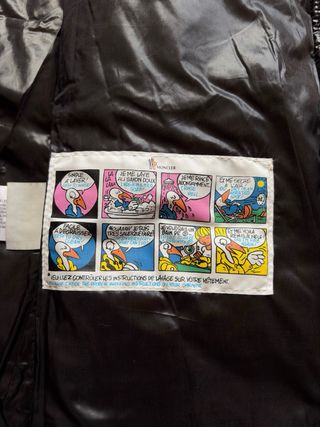 Abrigo Largo Moncler Negro con Capucha