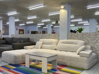 Sofá chaise longue beige - hacemos envíos