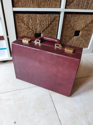 Maletín Grande Vintage Marrón