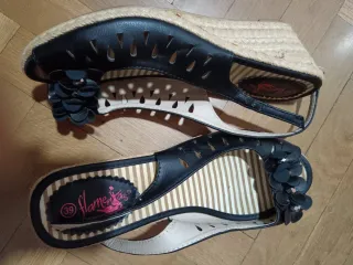 Alpargatas Flamencas Cuña Talla 39