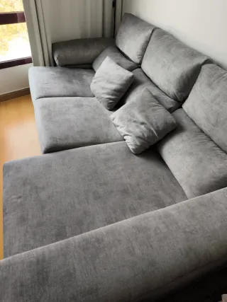 Sofá esquinero Sheldon canapé impecable antimancha