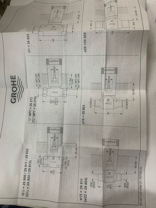 GROHE llave paso 29 803 000