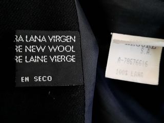 Blazer negro entallado T40 Vintage