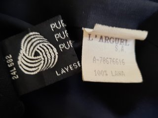 Blazer negro entallado T40 Vintage