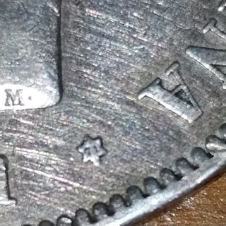 Moneda PLATA 5 pesetas 1871 de España
