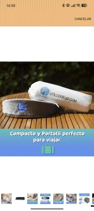 Almohada Cuña Embarazo Gris