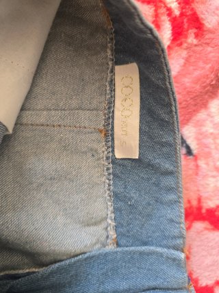 Falda vaquera patchwork