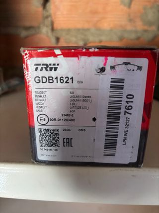 Pastillas Freno TRW GDB1621 Renault Peugeot