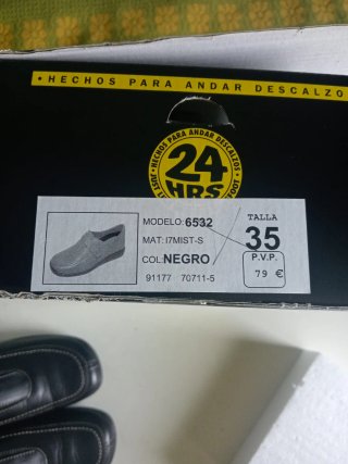 Zapatos Ondusoft Negros Talla 35