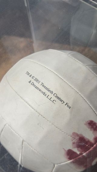 Pelota Wilson Película Náufrago con Vitrina