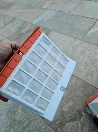 Robot Limpiafondos Piscina Naranja/Blanco