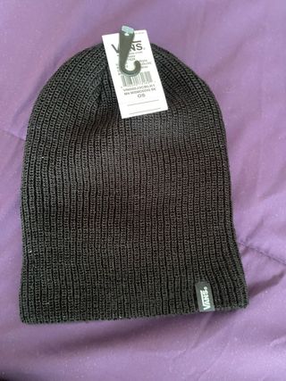 Gorro Vans Negro Talla OS Nuevo