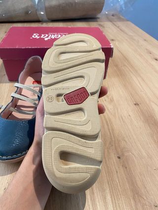 Zapato niña Onfoot piel azul