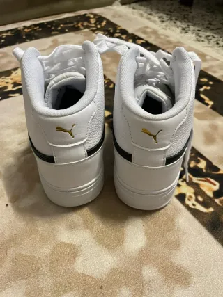 Zapatillas Puma CA Pro Mid Blancas y Negras
